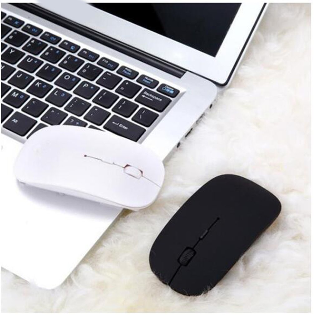 Wireless Mouse 3 Adjustable Dpi 2.4G Mice Receiver Portable Ultra Thin Optical For Pc Laptop Notebook [Q/8]