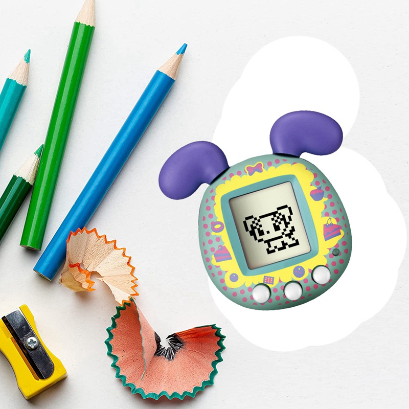 Máy Nuôi Thú Ảo Điện Tử Cầm Tay Phong Cách Retro