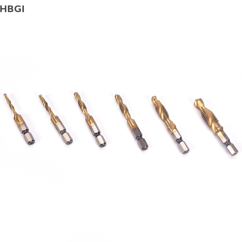 Hbgi> M3-M10 Hex Shank Titan mạ HSS tay vít Chủ Đề Số liệu tap khoan bit nóng