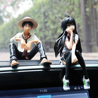 Mô hình nhân vật yukino luffy dễ thương dùng trang trí xe hơi