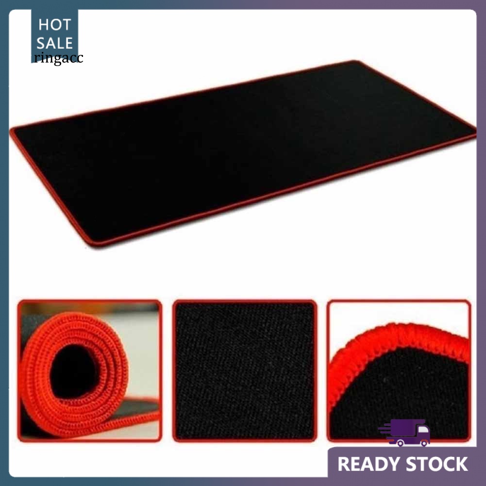 Rga Tấm Lót Chuột Chơi Game Cỡ Lớn Viền Màu Chuyên Nghiệp Cho PC Laptop