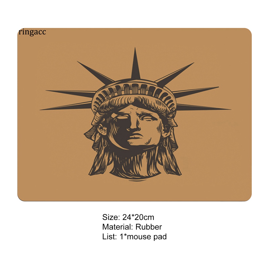 Tấm Lót Chuột RGA RGA Mềm Siêu Mỏng Chống Trượt Có Đệm Cổ Tay Dùng Cho Văn Phòng