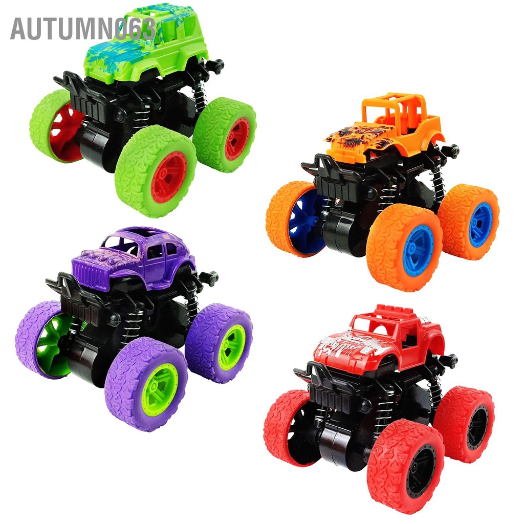 Autumn063 Đồ Chơi Xe Địa Hình Quán Tính Kép Mô Phỏng Shakeproof Offroad Cho Trẻ Em