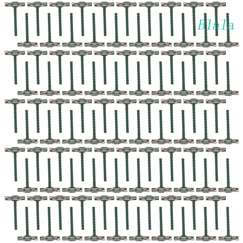 Set 100 Ghim Cài Áo Hình Chữ T Bằng Nhựa Tiện Dụng