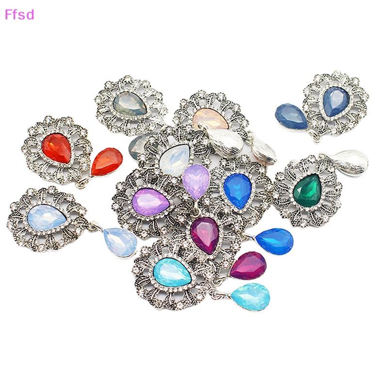 Trâm Cài Áo Hình Giọt Nước Đính Đá Sáng Tạo DIY