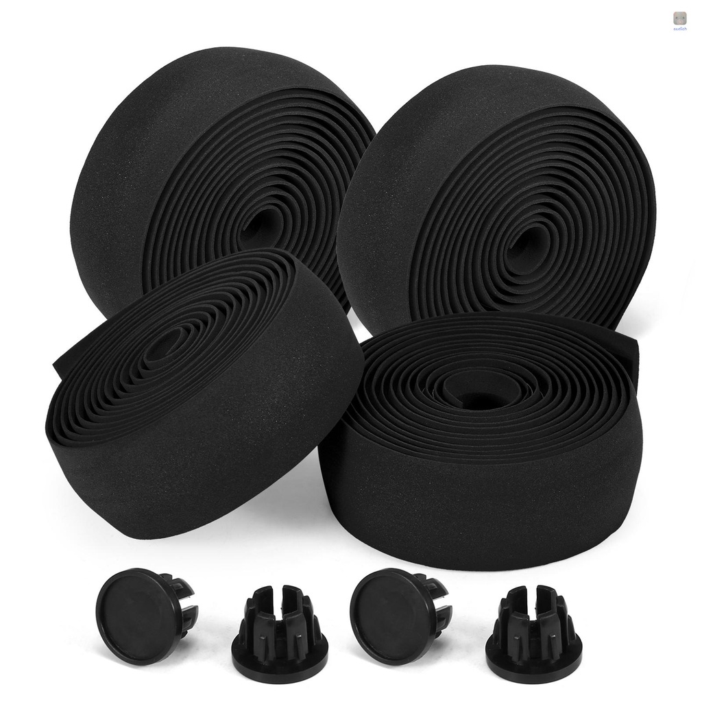 Bộ 4 Băng Quấn Tay Lái Xe Đạp Bằng EVA Mềm Mại Chống Trượt Chống Sốc