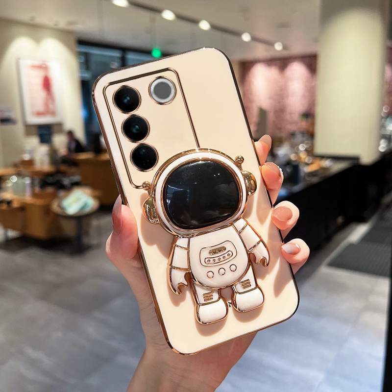 Ốp lưng Vivo V27 5G V27E Ốp Điện Thoại Có Giá Đỡ Hình Phi Hành Gia Cho Vivo V27 / V25 / V25E / V23 5G / V20 SE / V15 / V19 / V19 NEO YHY
