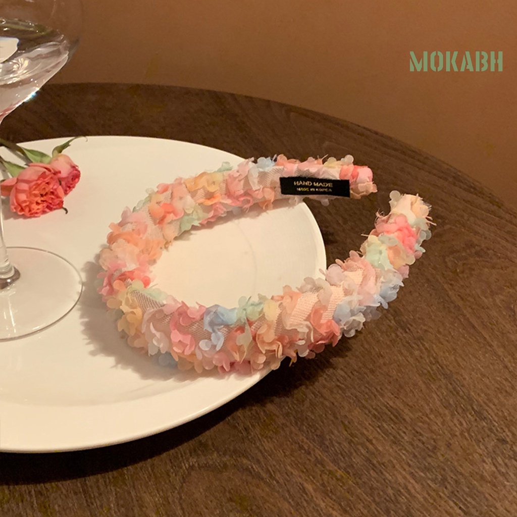 Băng Đô Hoa Nhiều Màu Sắc Ngọt Ngào Cho Nữ