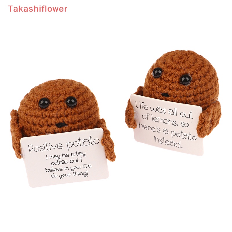 Búp Bê Đan Len Thủ Công Hình Khoai Tây Dương Độc Đáo Trang Trí Nhà Cửa