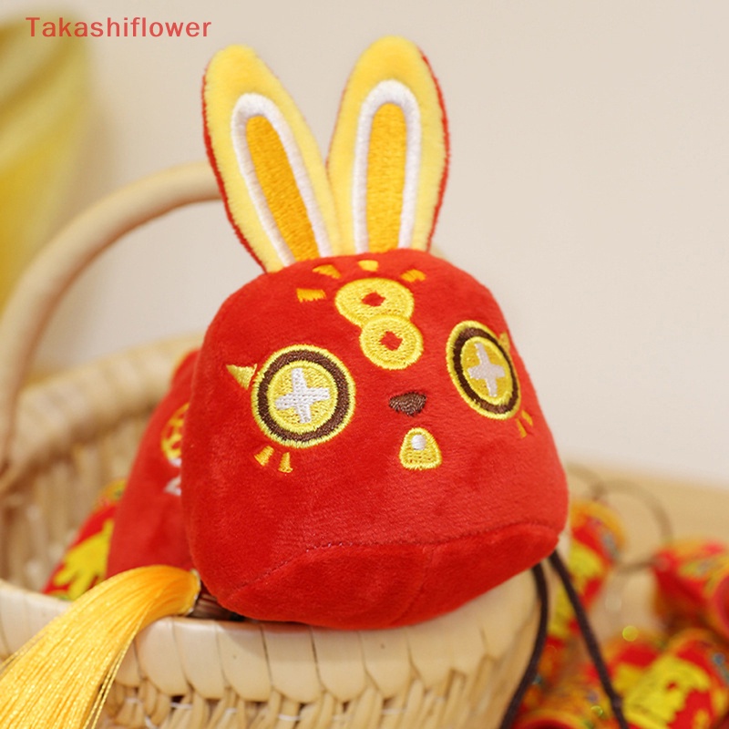 Thỏ Nhồi Bông Thiết Kế Xinh Xắn Mừng Năm Mới