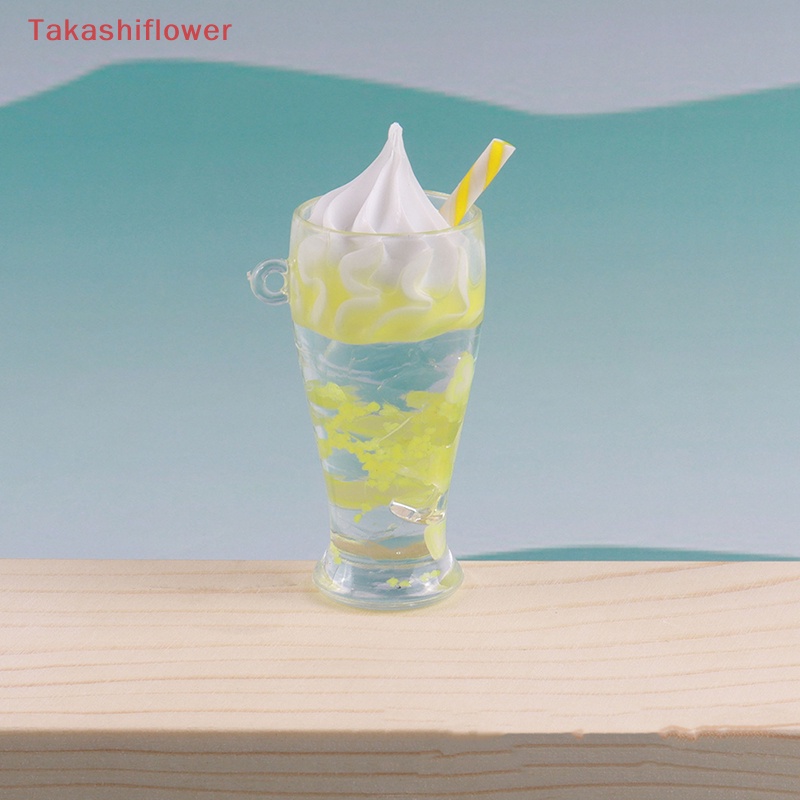 (Takashiflower) Đồ trang trí Lọ Kem Dạ Quang Mini Bằng Nhựa Resin Trang Trí Tiểu Cảnh