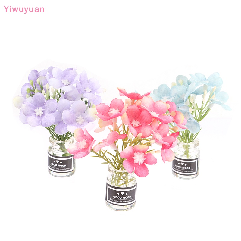 1 Bộ Chậu Hoa Mini Trang Trí Nhà Búp Bê 1: 6