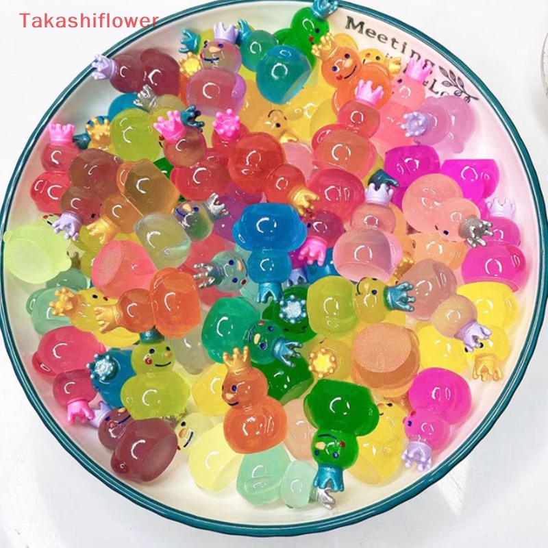 Bộ 5 Mô Hình Búp Bê Mini Phát Sáng Trong Bóng Tối Trang Trí Tiểu Cảnh