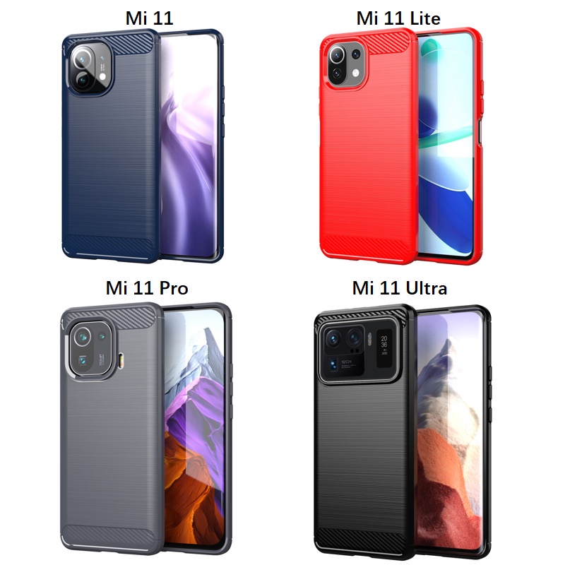 Ốp Điện Thoại Sợi Carbon Cho Xiaomi 13 12 Lite NE 12S 11T 12T Pro Mi 12 13 Ultra 12X Civi 2 Mi 11 Lite / Pro / Ultra 5G