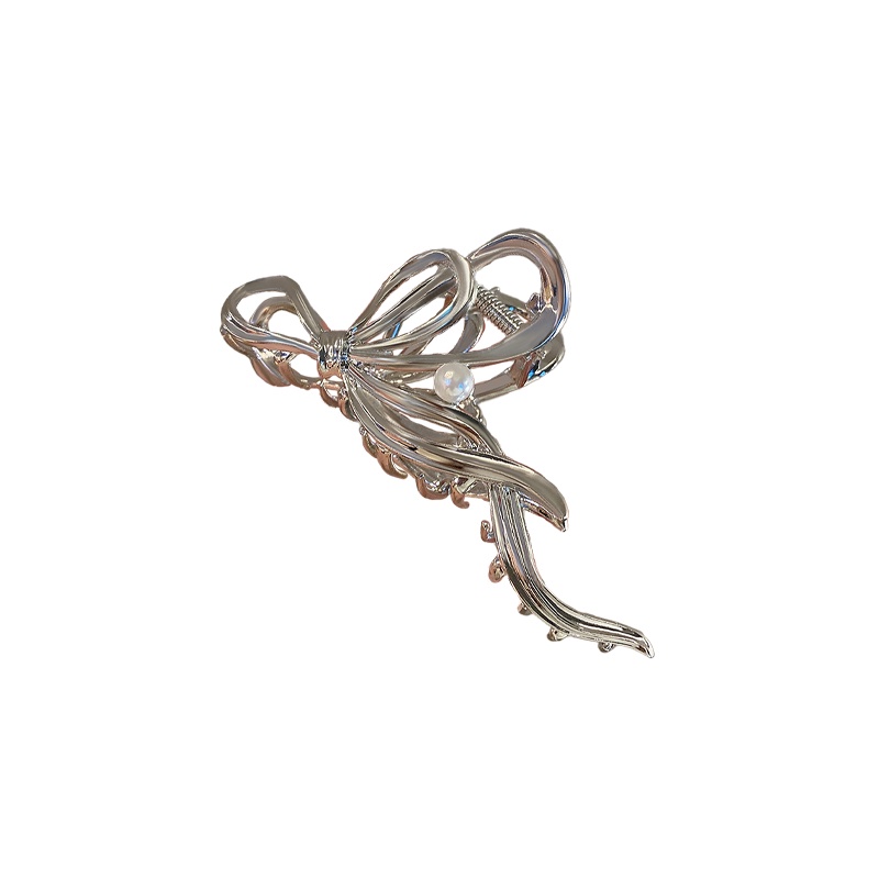 Kẹp TóC HìNh Nơ ĐíNh NgọC Trai Giả ThờI Trang Cho Nữ