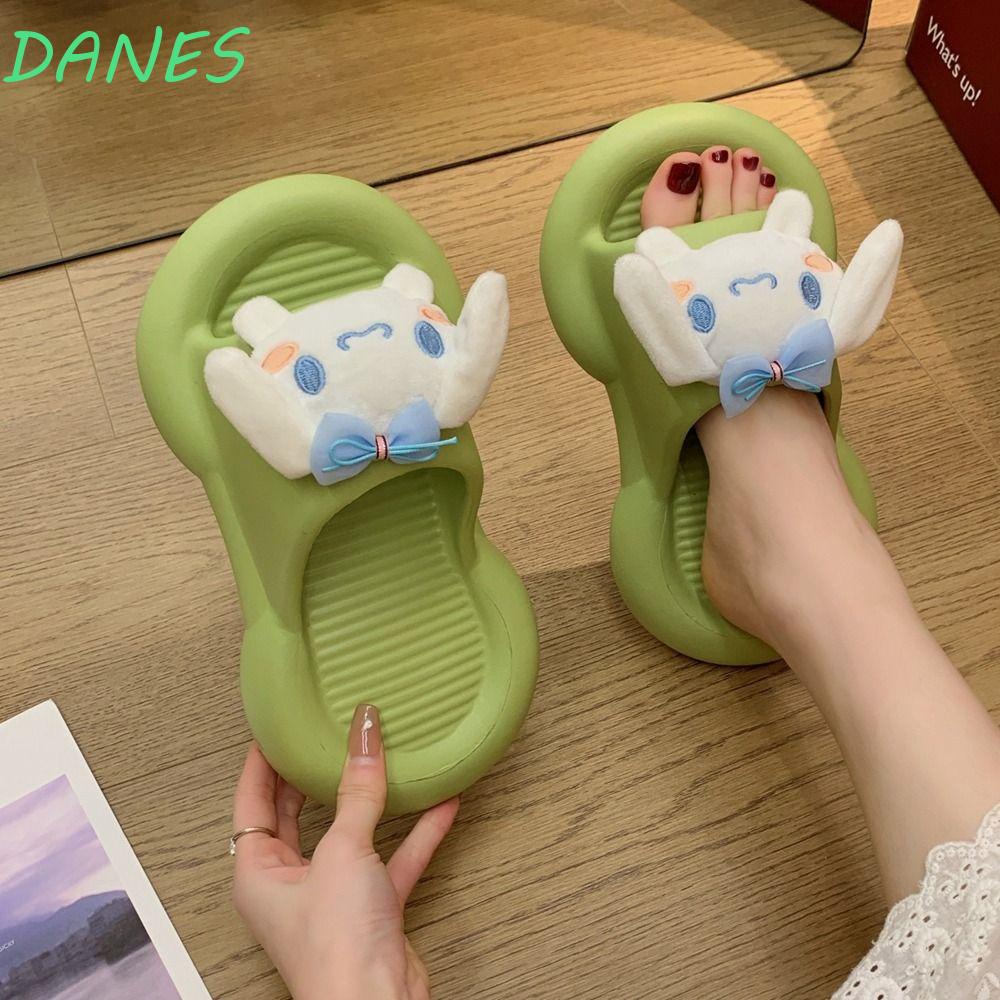 Dép Xỏ Ngón Đế Bằng Họa Tiết Hoạt Hình Thời Trang Đi Biển Mùa Hè Cho Cặp Đôi