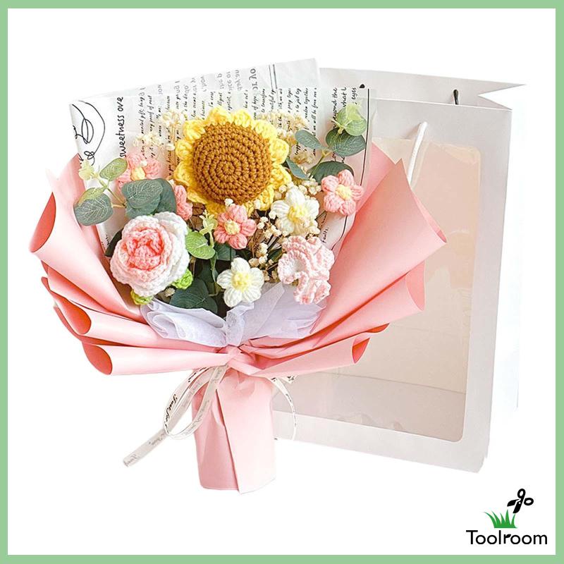 Bó Hoa Đan Móc Trang Trí Nhà Cửa / Tiệc Cưới DIY