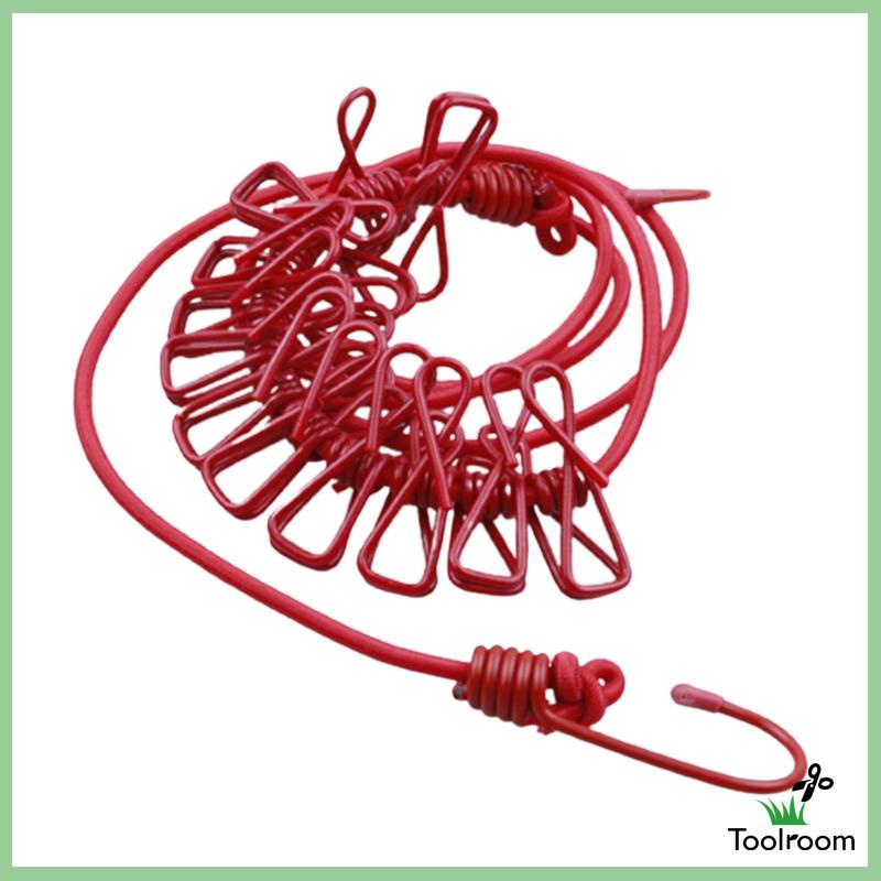 Dây Phơi Quần Áo Co Giãn Tiện Dụng Cho Sân Vườn / Du Lịch