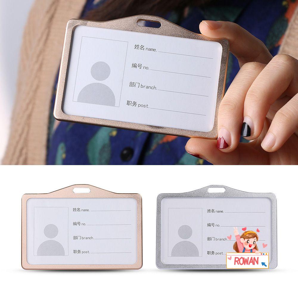 Hộp Kim Loại Đựng Danh Thiếp / Thẻ ID Theo Chiều Dọc Ốp