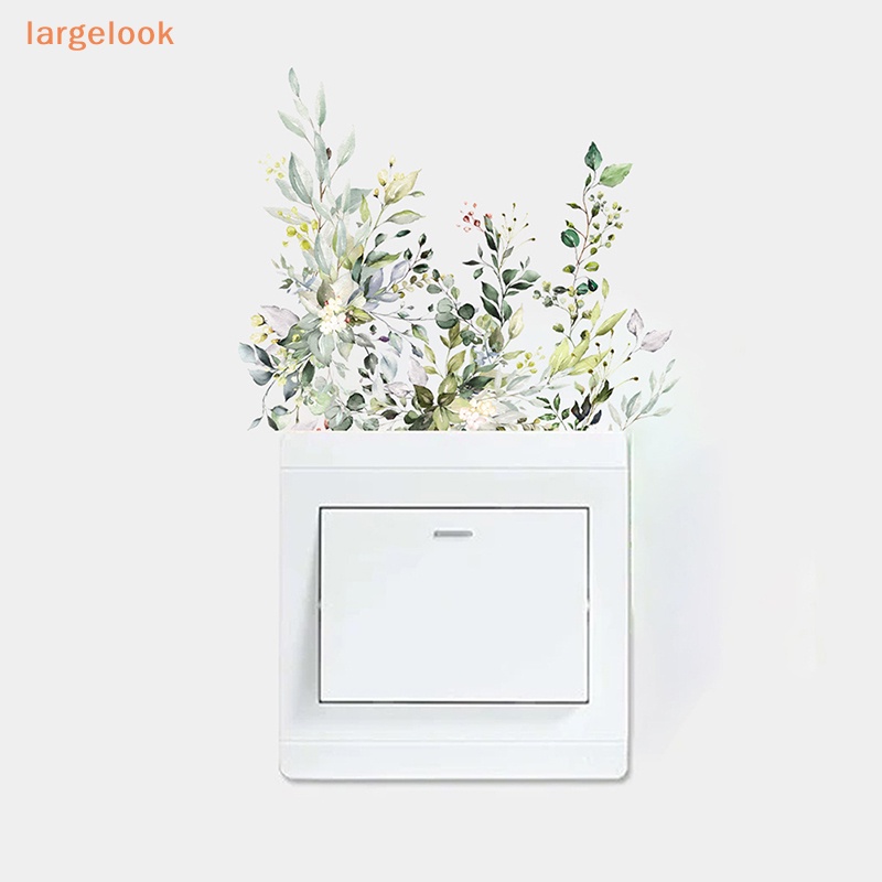 Đề Can Dán Tường Tự Dính Bằng Pvc Hình Lá Cây Nhiệt Đới Trang Trí Phòng Khách / Phòng Ngủ