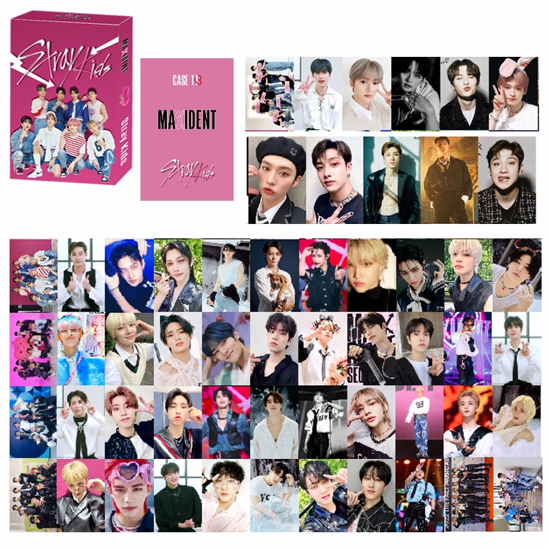Hộp ảnh Lomo Stray kids 55 tấm