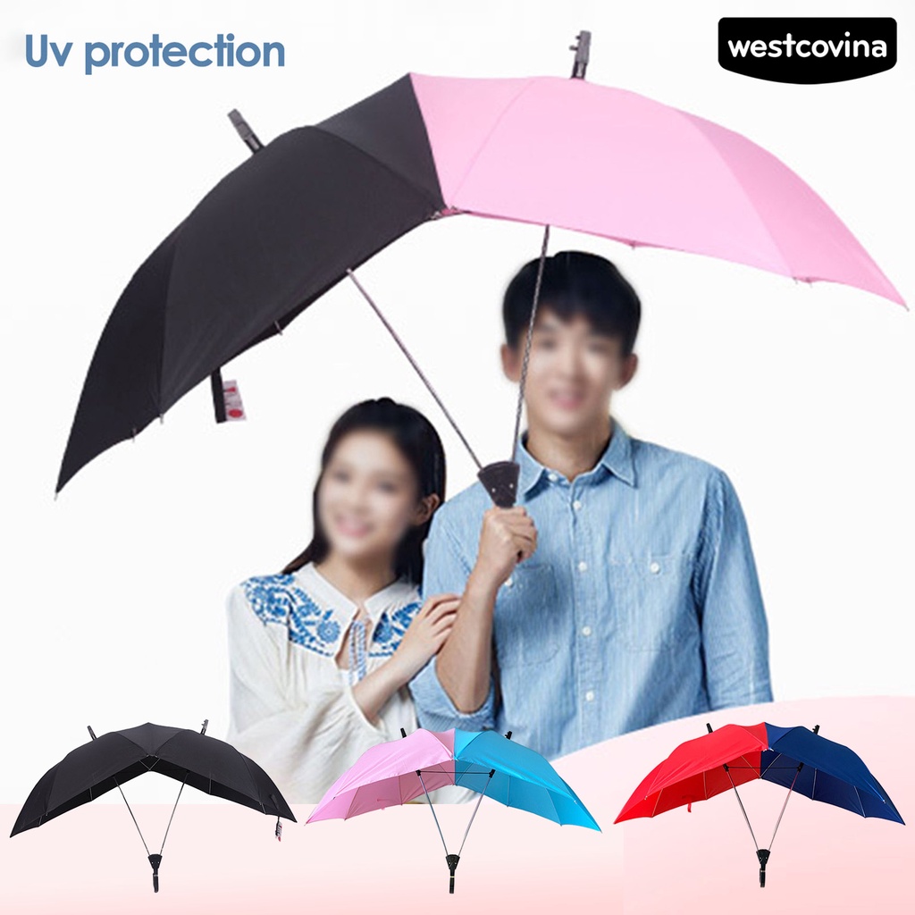 [COD]☁Dù Che Nắng Tay Cầm Dài Chống Gió Chống Thấm Nước Cho Cặp Đôi