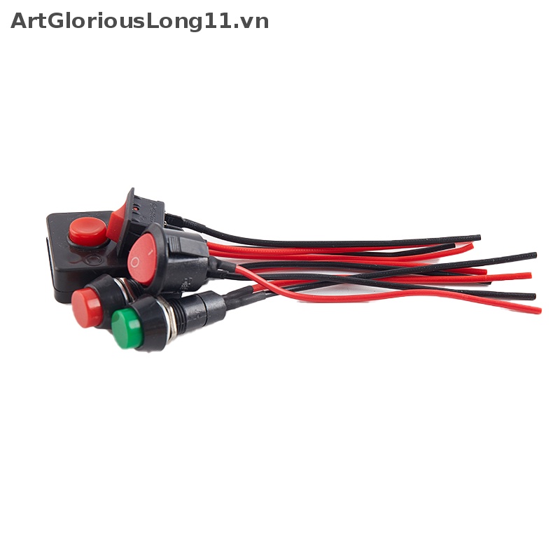 Công Tắc Nút Nhấn Tròn Mini Chống Thấm Nước Chuyên Dụng Cho Tàu Thuyền