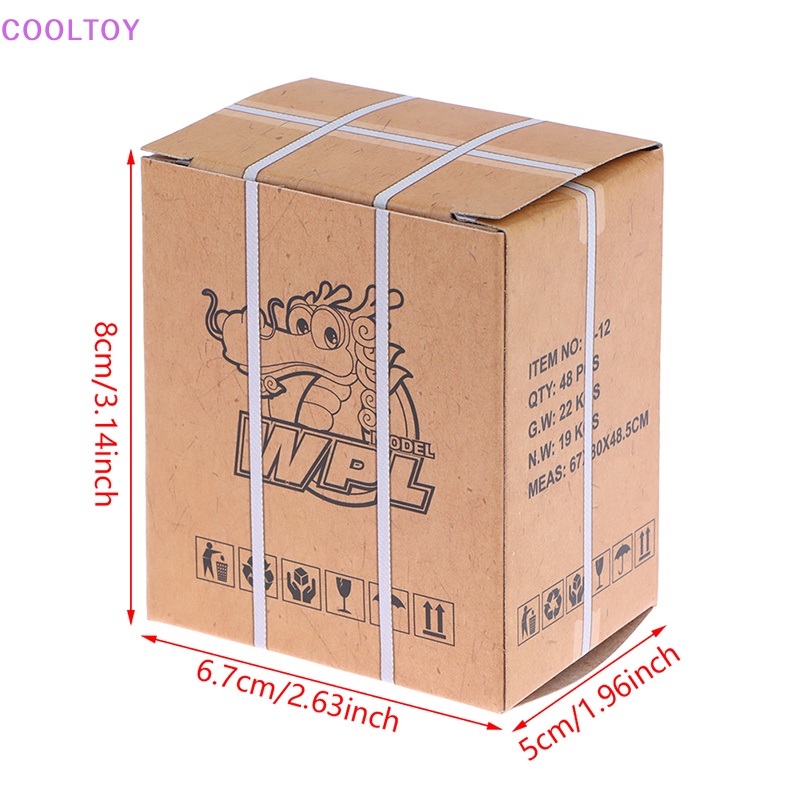 Bộ 8 Thẻ Hoạt Hình Nhỏ Làm Mát WPL D12 Trang Trí Thân Sau