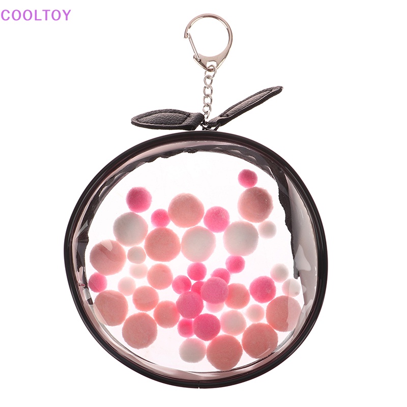 Cooltoy Hộp Đựng Búp Bê Bằng PVC Trong Suốt Hình Tròn Chống Bụi Có Khóa Kéo Trưng Bày