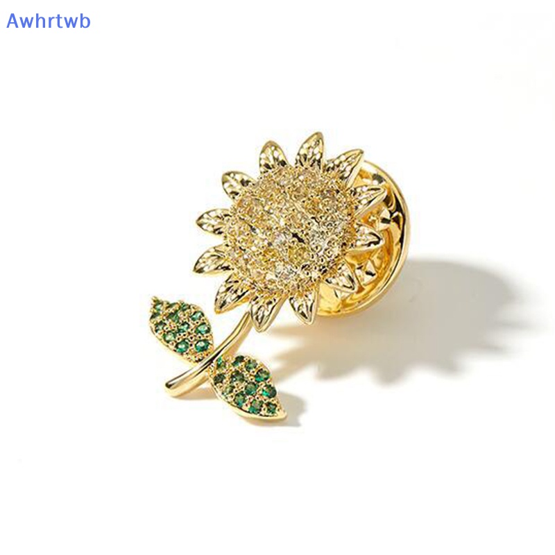 Ghim Cài Áo Hình Hoa Hướng Dương Đính Đá Thời Trang Mùa Hè Mới