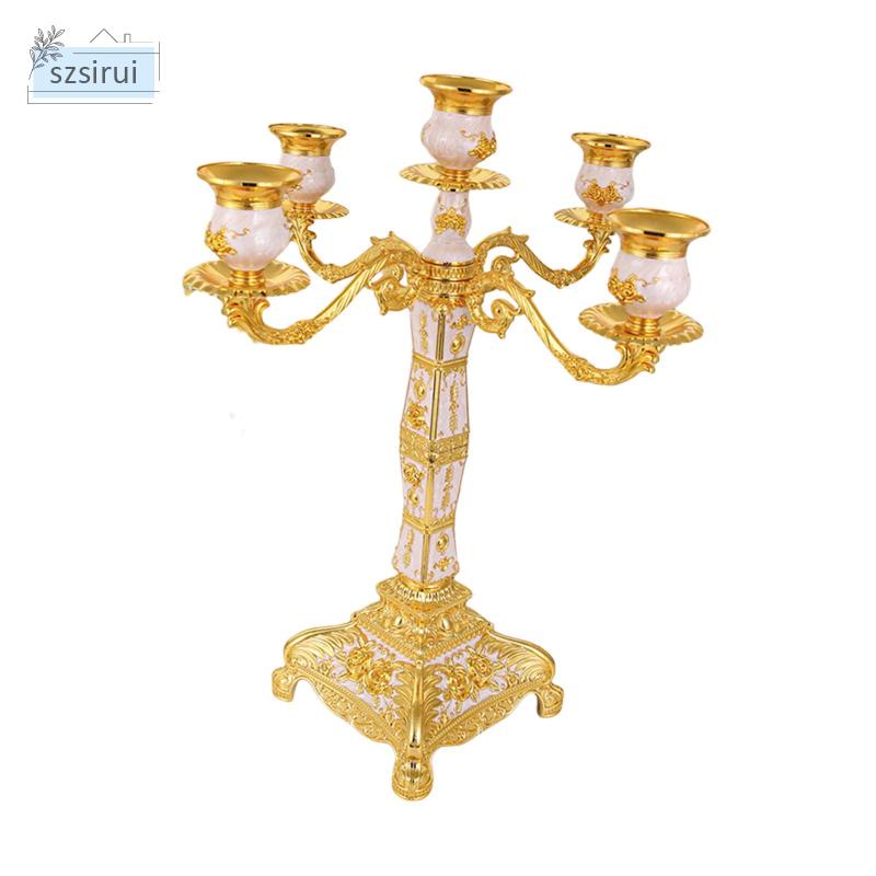 Giá Đỡ Đèn Cầy Bằng Kim Loại Trang Trí Phòng Khách / Nhà Thờ
