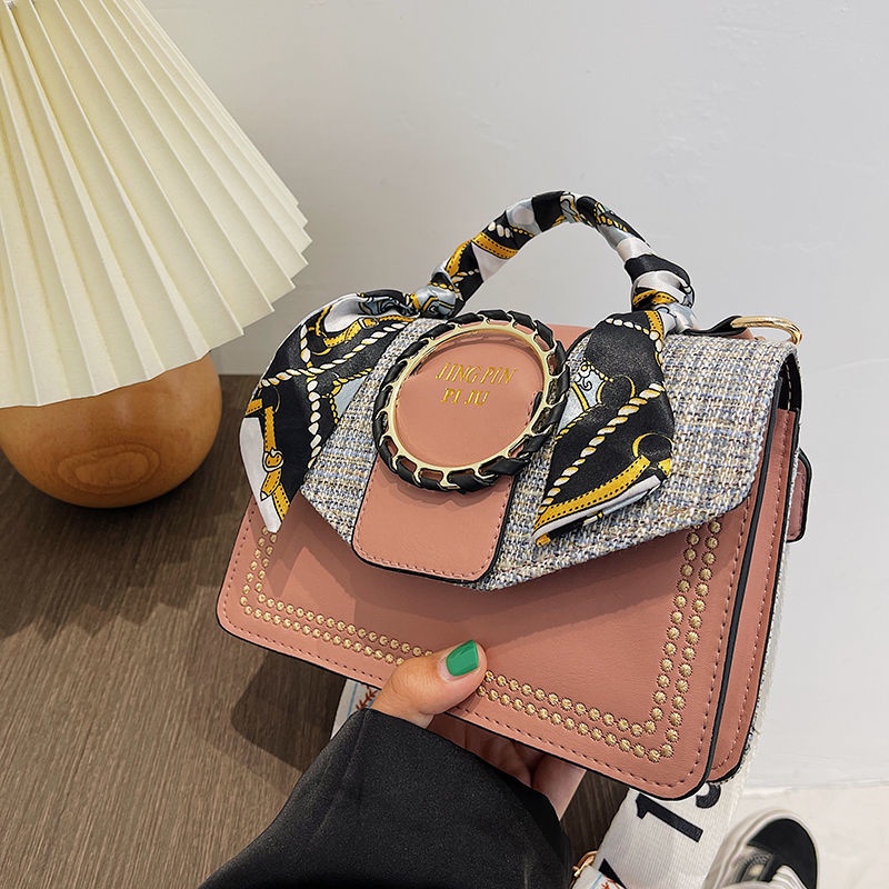 Túi Đeo Chéo Nhỏ Bằng Lụa Thời Trang Dành Cho Nữ