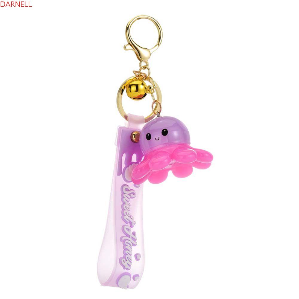 Móc Khóa Xe Hơi Hình Bạch Tuộc Hoạt Hình Bằng Acrylic