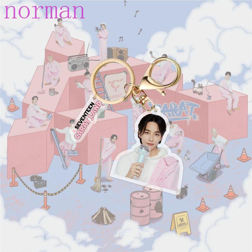 Móc Chìa Khóa Hình Nhóm Nhạc Seventeen Bằng Acrylic