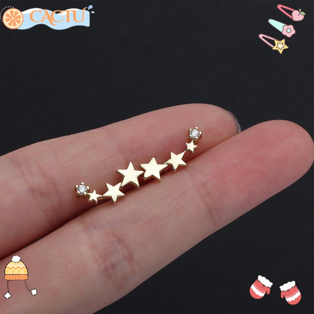 Bông Tai Dạng Vòng Hình Ngôi Sao Thời Trang 925