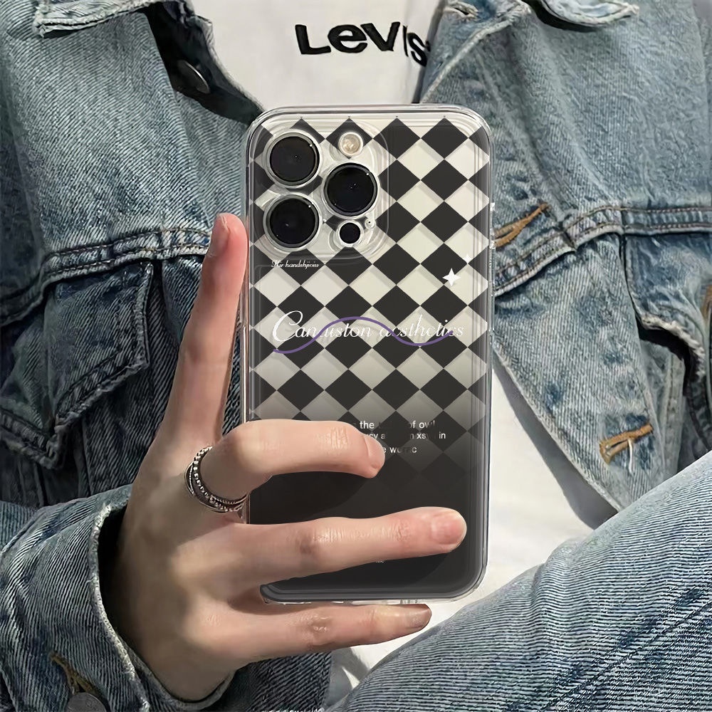 ✅Ốp Điện Thoại Mềm Họa Tiết Kim Cương Màu Gradient 6ins 78iPhone12 11 14Promax 13max 40VO