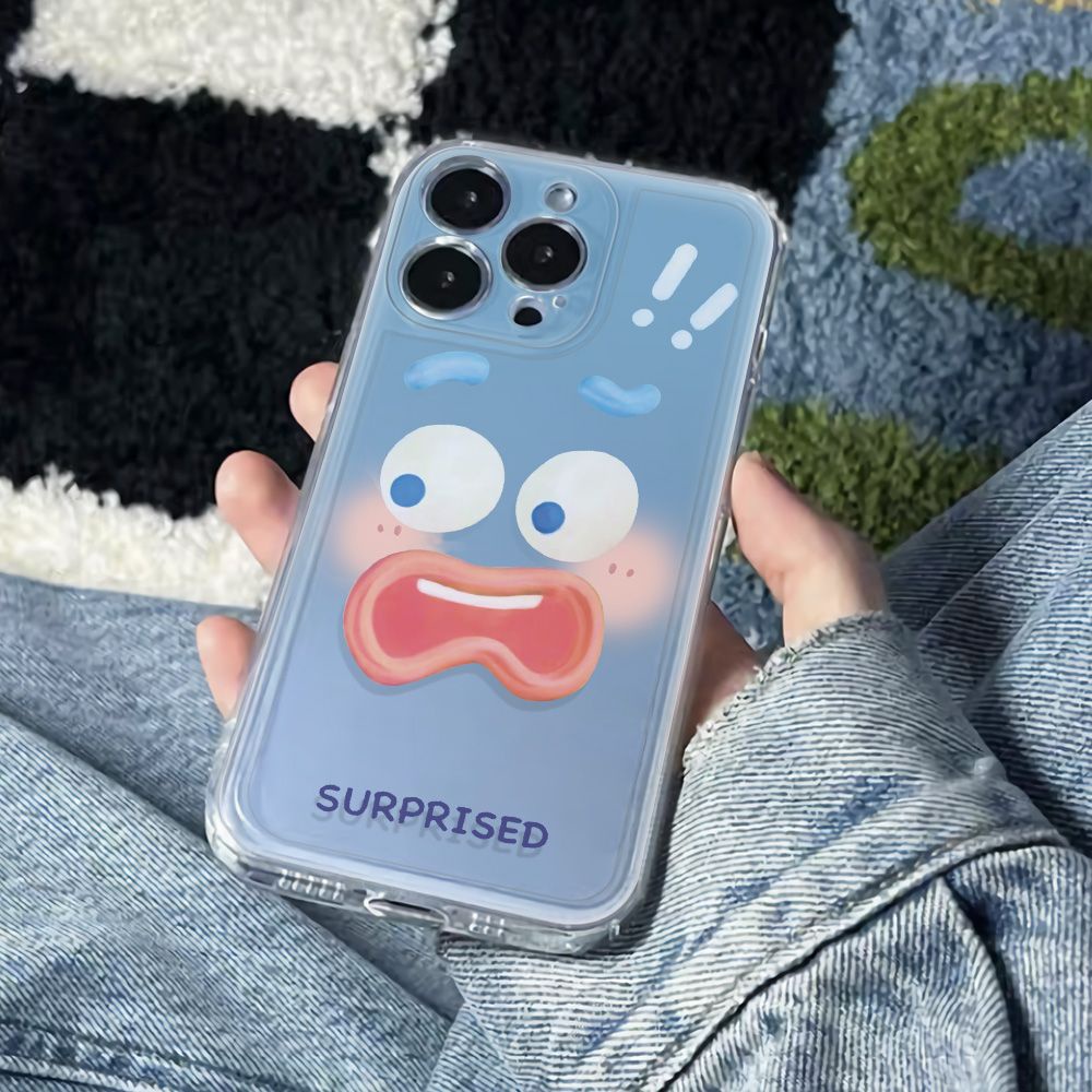 ✅Ốp Điện Thoại Mềm Chống Sốc Họa Tiết Ngộ Nghĩnh Cho Iphone 14Pro 12 max 11 78Plus 13 6In FPM5