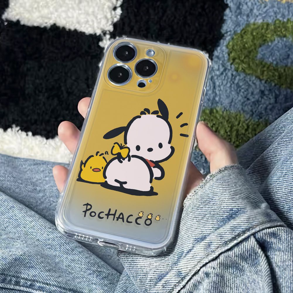 ✅Ốp Điện Thoại Mềm Chống Sốc Họa Tiết Cún Pacha 6In Đơn Giản Cho Apple Iphone plusmax11 1278 13 14pro QGGZ