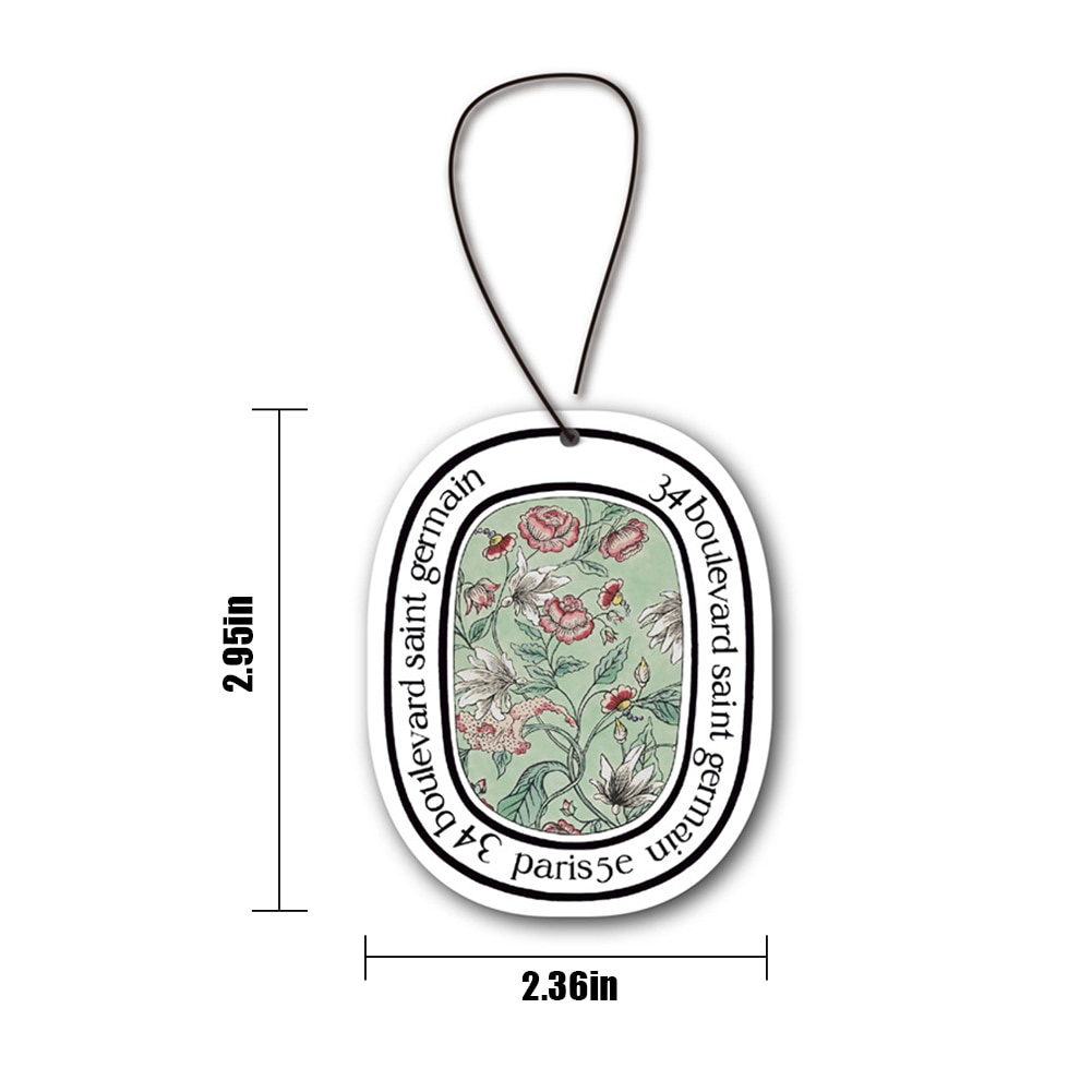 Nước Hoa Khô - Dây Thơm Treo Xe Hương Nước Hoa Pháp  Miếng thơm khử mùi hôi treo ô tô, tủ quần áo