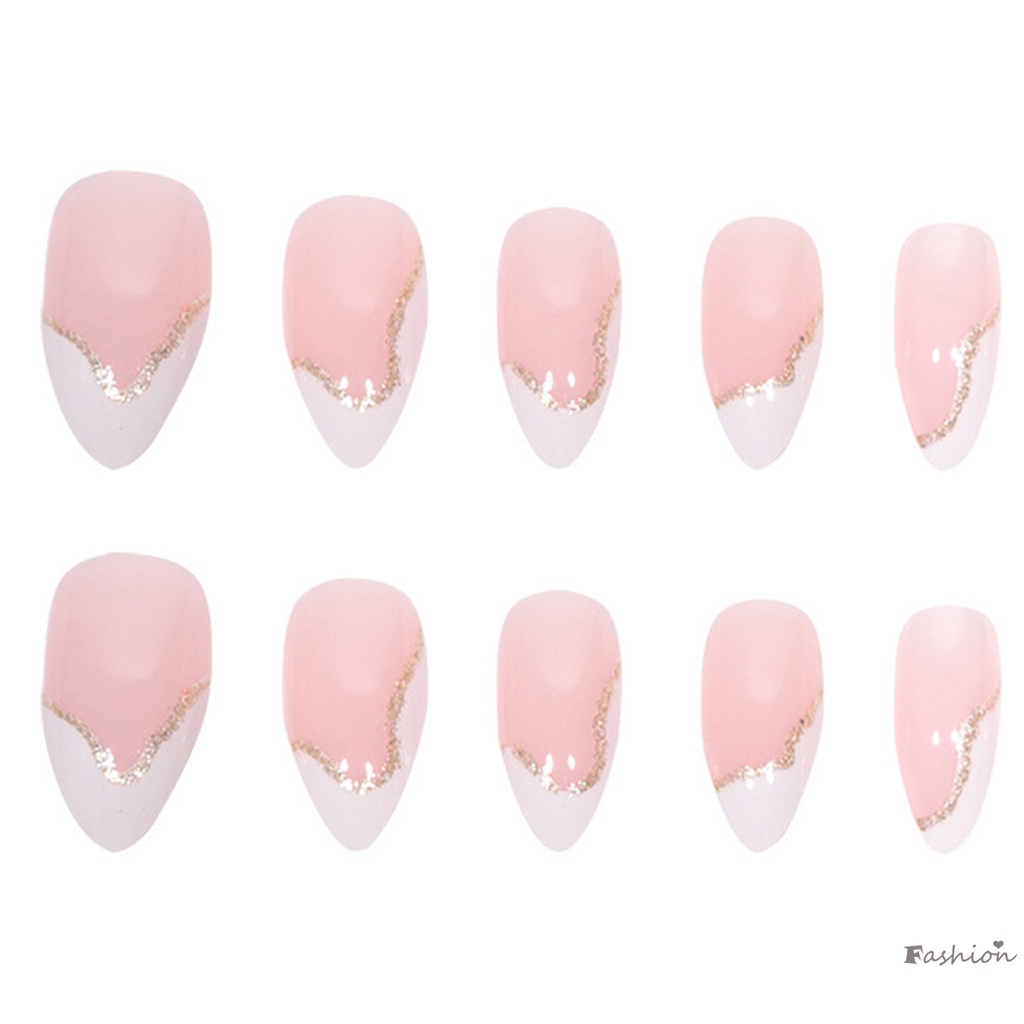 Móng Tay Giả Kiểu Pháp Bất Đối Xứng Kèm Phù Hợp Với Radian Và Độ