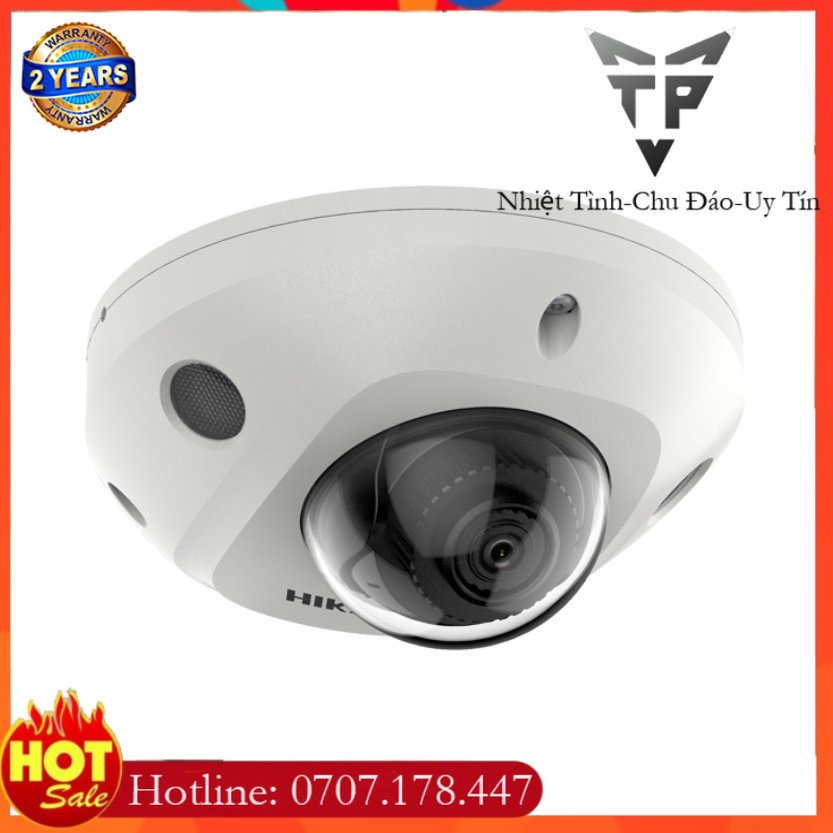 Camera IP Wifi Dome hồng ngoại không dây 4.0 Megapixel HIKVISION DS-2CD2543G2-IWS -Cam Kết Hàng Chín