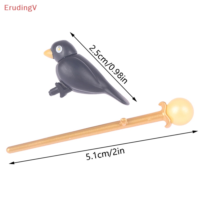 [ErudingV] 1set 1: 12 Gậy Đi Bộ Ma Thuật Chim Đi Bộ Trang Trí Nhà Búp Bê Thu Nhỏ [Mới]