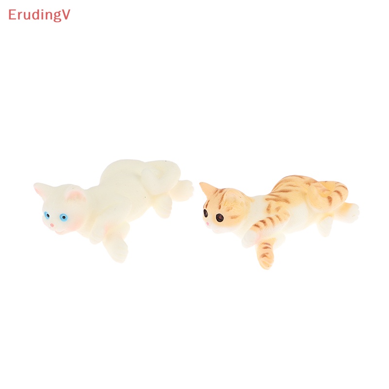 [ErudingV] Đồ Trang Trí Hình Chú Mèo Ngồi Trong Vườn Dễ Thương Dành Cho Trẻ Em [Mới]