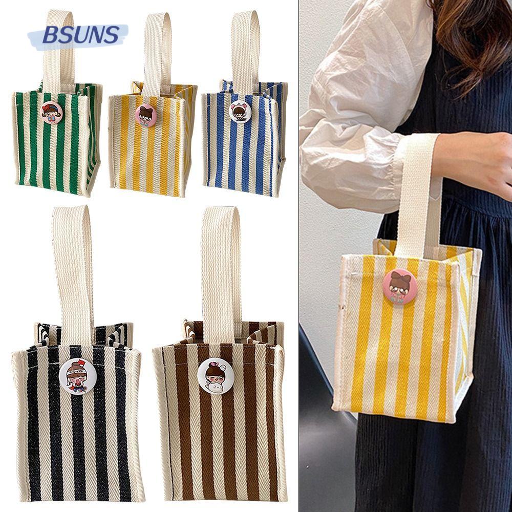 Túi Xách Tay Hoa Văn Kẻ Sọc Giản Dị Thời Trang