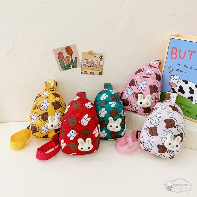 Túi Đeo Chéo Ngực Nhỏ Họa Tiết Hoạt Hình Tinh Tế Cho Bé Gái