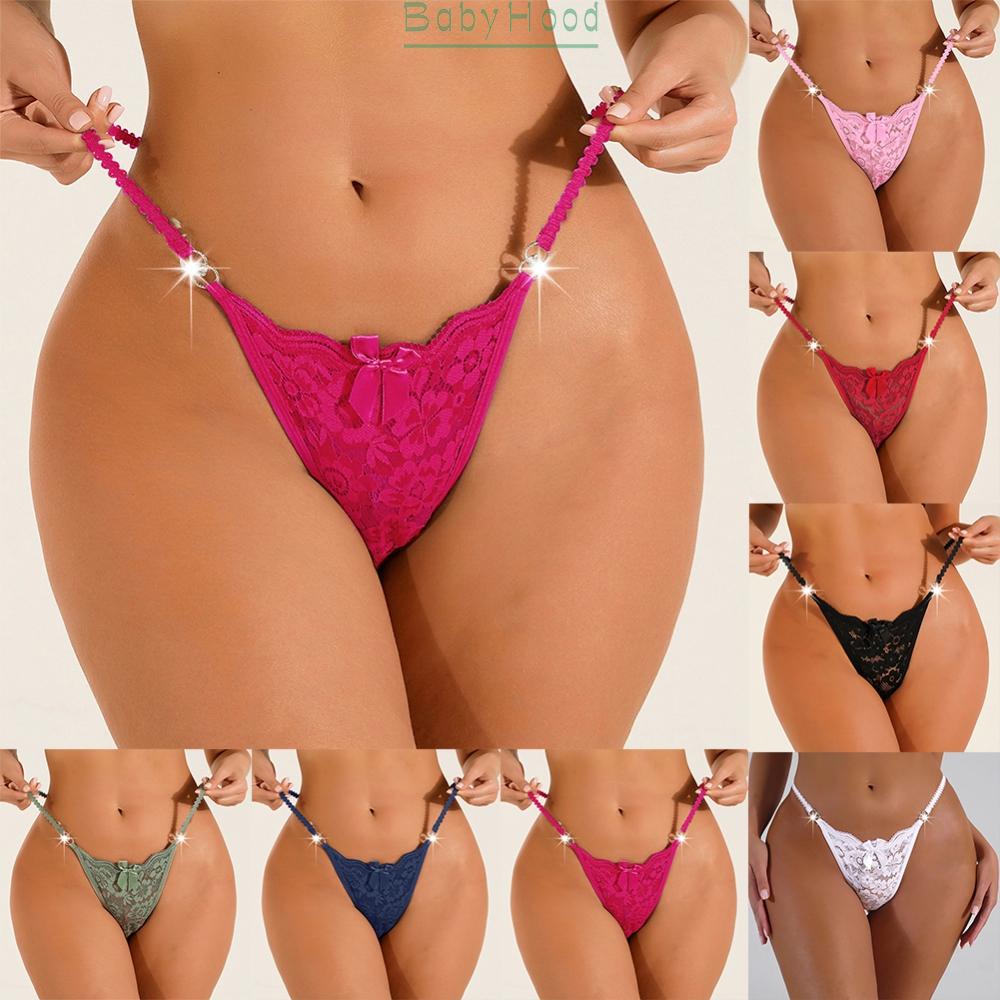 Women's Sexy Lace Brief Panties Underwear Thongs Lingerie G String Knickers XS L#BBHOOD