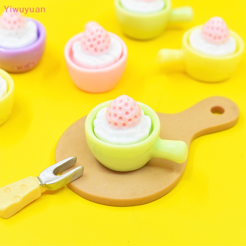 5 Mô Hình Bánh Ngọt / Món Tráng Miệng Mini Cho Nhà Búp Bê Mới