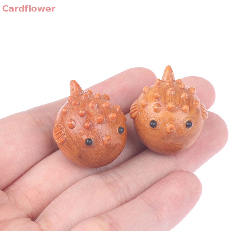 < Cardflower > Móc Chìa Khóa Khắc Hình Động Vật Đáng Yêu Trang Trí Thủ Công DIY Mới