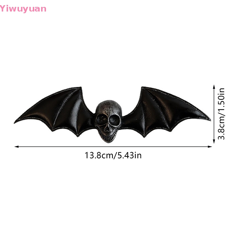 Kẹp Tóc Kim Loại Hình Đầu Lâu Phong Cách Gothic Lolita Mới