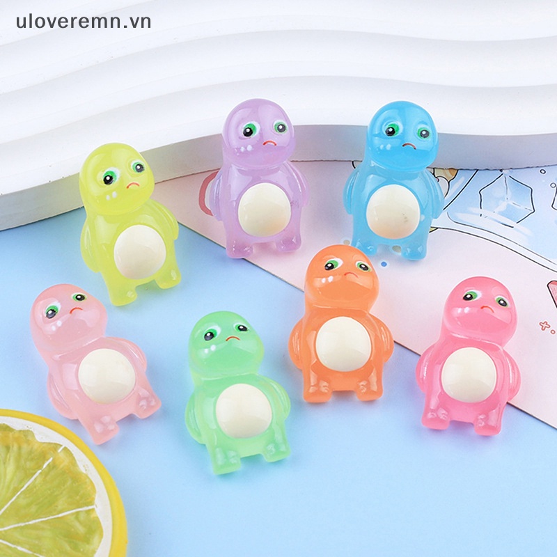 Bộ 5 Mô Hình Khủng Long Bằng Nhựa Phát Quang Độc Đáo Dùng Trang Trí Diy